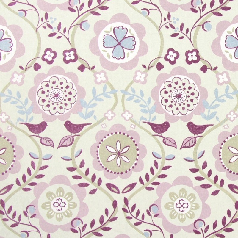 Bloomsbury Dusky Rose Fabric by Prestigious Textiles
