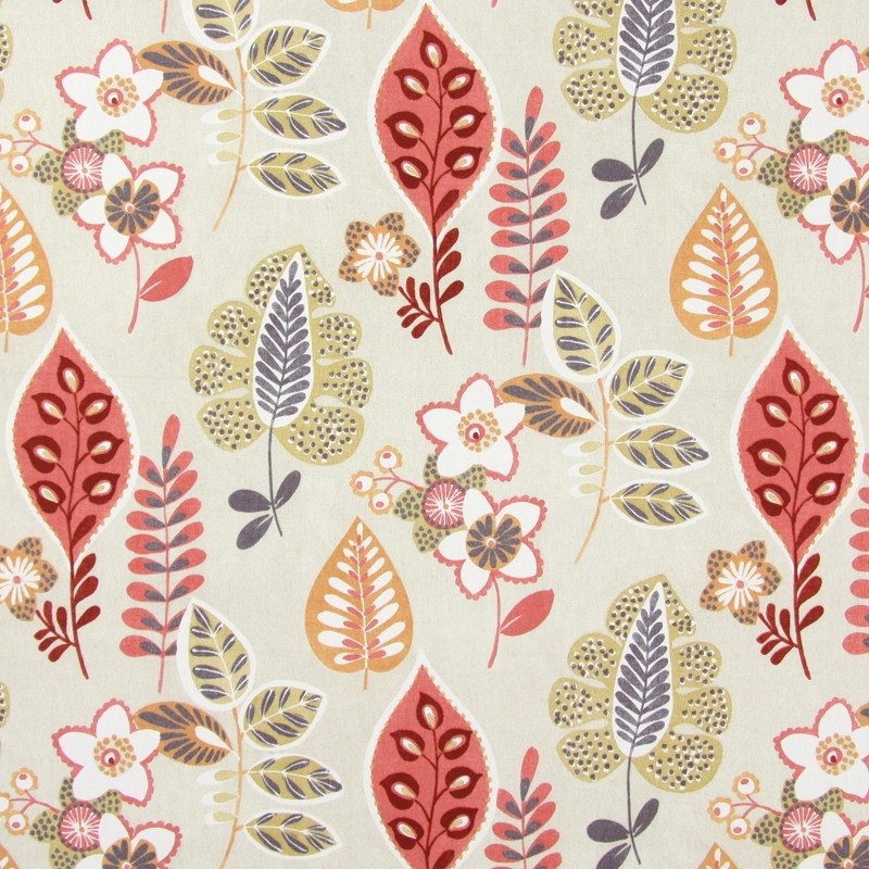 Folia Autumn Fabric by Prestigious Textiles