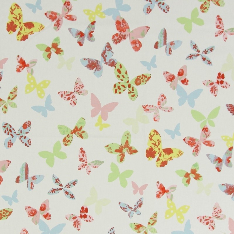 Butterfly Chintz Fabric by Prestigious Textiles