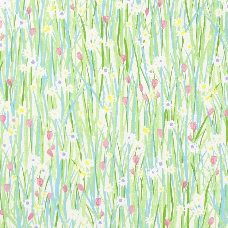 Spring Daisy Rose Fabric by Prestigious Textiles
