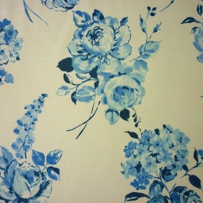 Cinder Rose Lulworth Blue Fabric by Prestigious Textiles