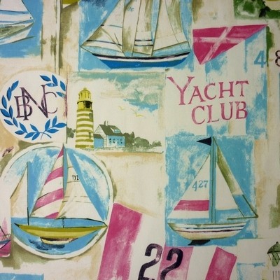 Yacht Club Vintage Fabric by Prestigious Textiles