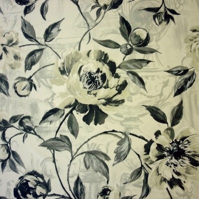 Full Bloom Onyx Fabric by Prestigious Textiles