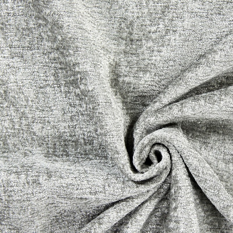 Zanzibar Silver Fabric by Prestigious Textiles