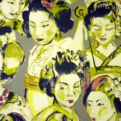 Kimono Smoke Fabric by Prestigious Textiles