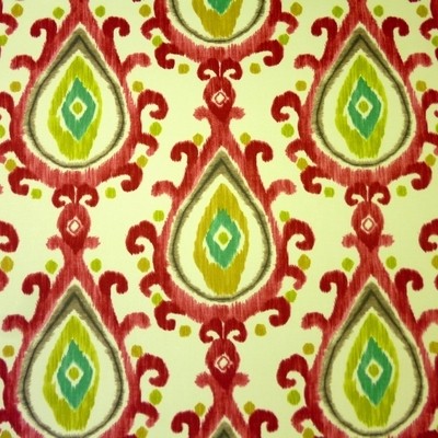 Saki Lacquer Red Fabric by Prestigious Textiles
