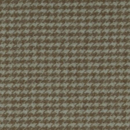 Houndstooth Natural / Sky Fabric by Clarke & Clarke