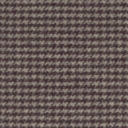 Houndstooth Slate / Damson Fabric by Clarke & Clarke