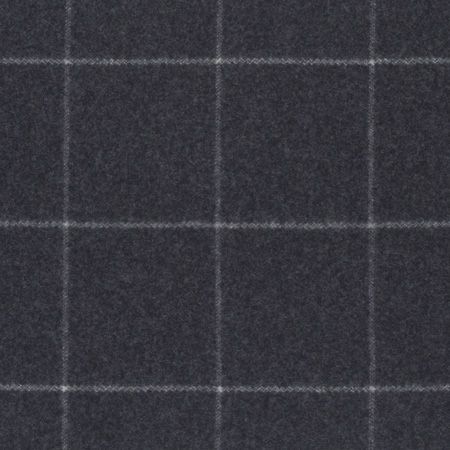 Tailored Check Charcoal Fabric by Clarke & Clarke