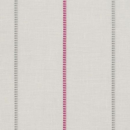 Punto Pink / Silver Fabric by Clarke & Clarke