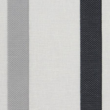 Raso Silver / Black Fabric by Clarke & Clarke