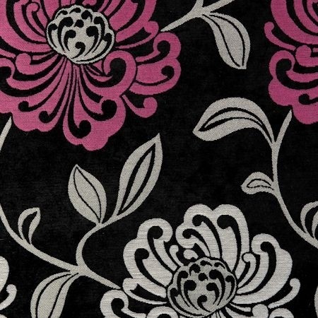 Donatello Fuchsia Fabric by Clarke & Clarke
