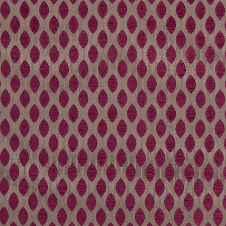 Leo Raspberry Fabric by Clarke & Clarke