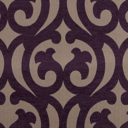 Vivaldi Purple Fabric by Clarke & Clarke