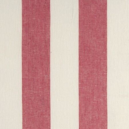 Causeway Stripe Pink Fabric by Clarke & Clarke