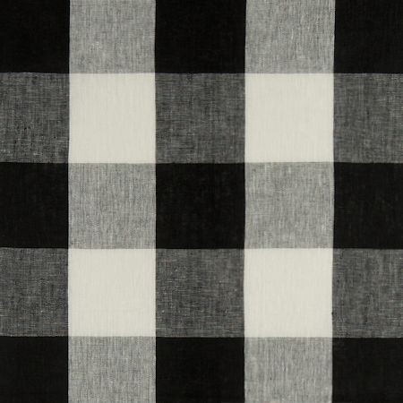 Clifford Check Charcoal Fabric by Clarke & Clarke
