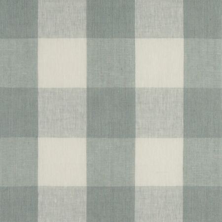 Clifford Check Mineral Fabric by Clarke & Clarke