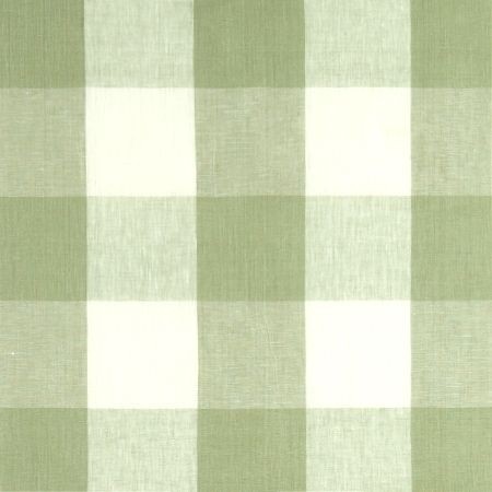 Clifford Check Sage Fabric by Clarke & Clarke