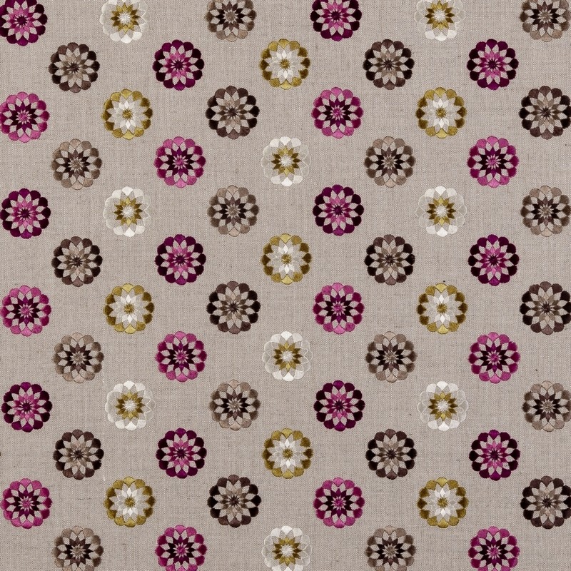 Shiraz Berry Fabric by Clarke & Clarke