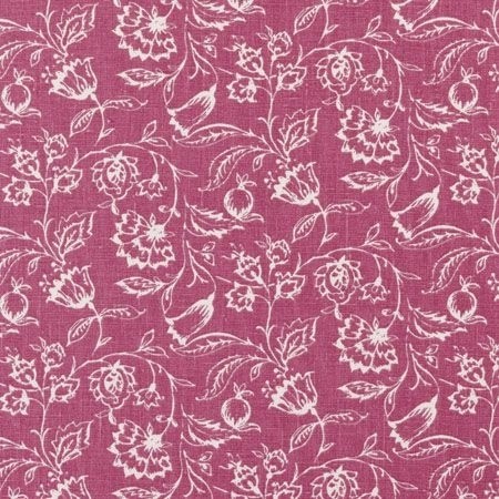 Marie Raspberry Fabric by Clarke & Clarke