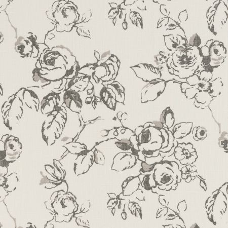 Delphine Charcoal Fabric by Clarke & Clarke