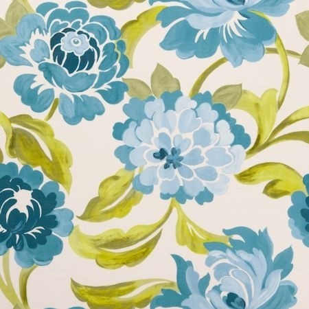Margherita Aqua Fabric by Clarke & Clarke