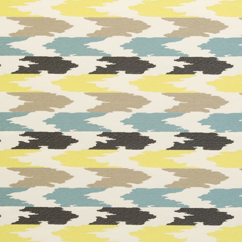 Jasper Aqua Fabric by Clarke & Clarke