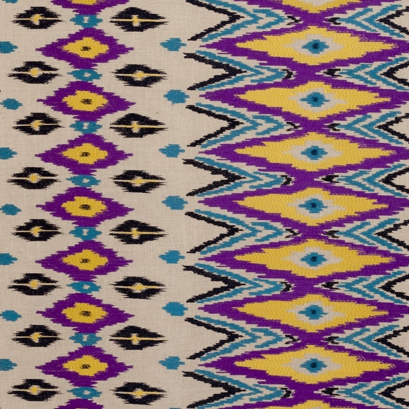Nomad Violet Fabric by Clarke & Clarke