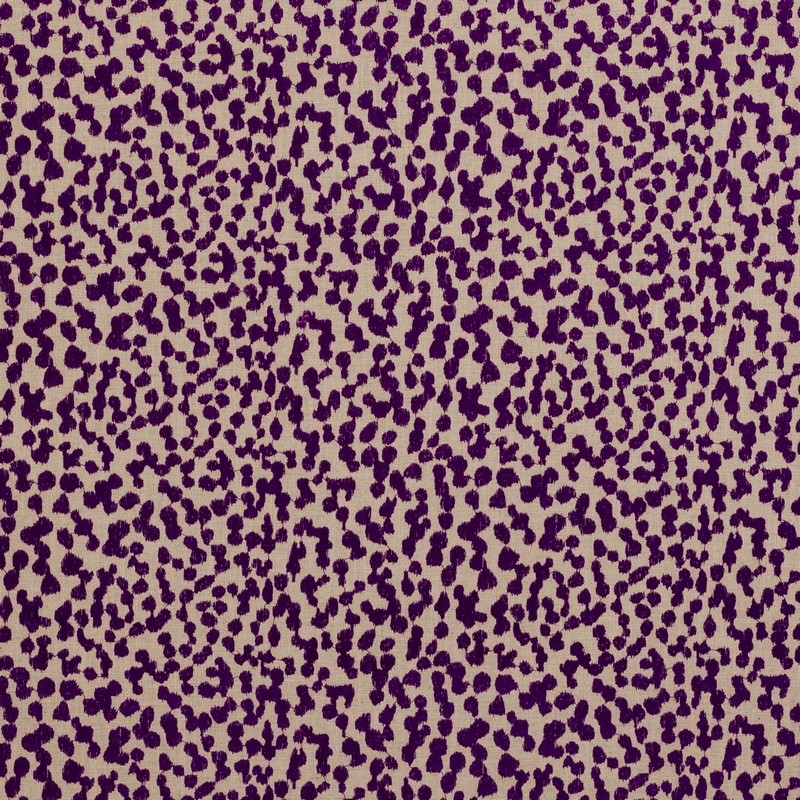 Lynx Violet Fabric by Clarke & Clarke