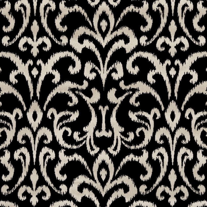 Belvidere Ebony Fabric by Clarke & Clarke