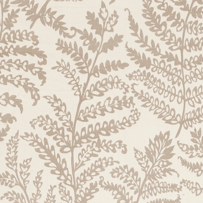 Wild Fern Natural Fabric by Clarke & Clarke