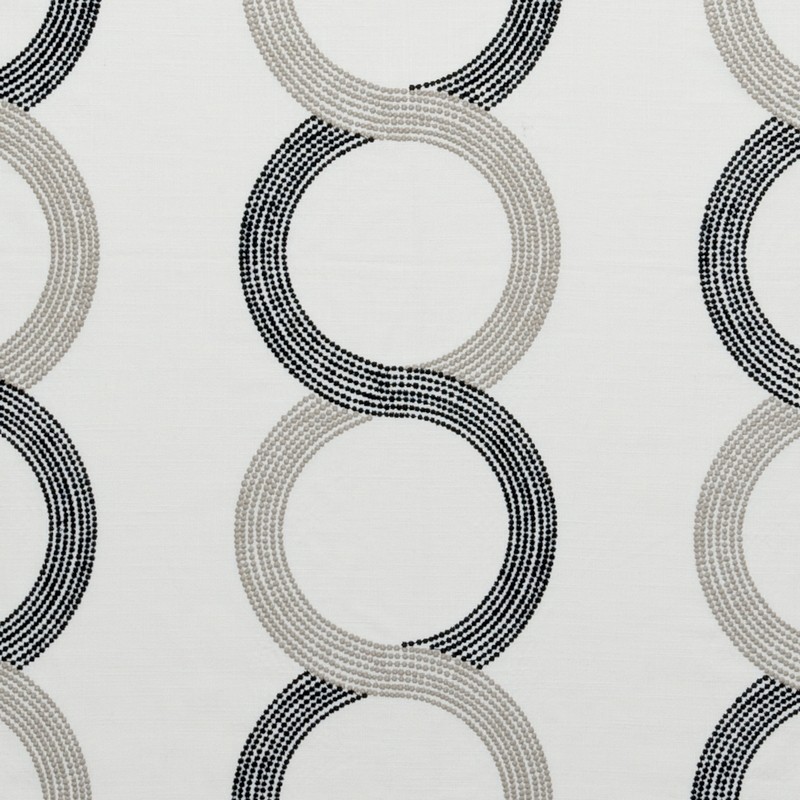 Grove Charcoal Fabric by Clarke & Clarke