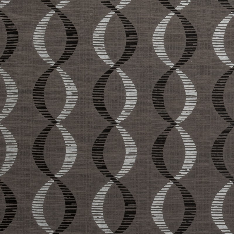 Campden Charcoal Fabric by Clarke & Clarke