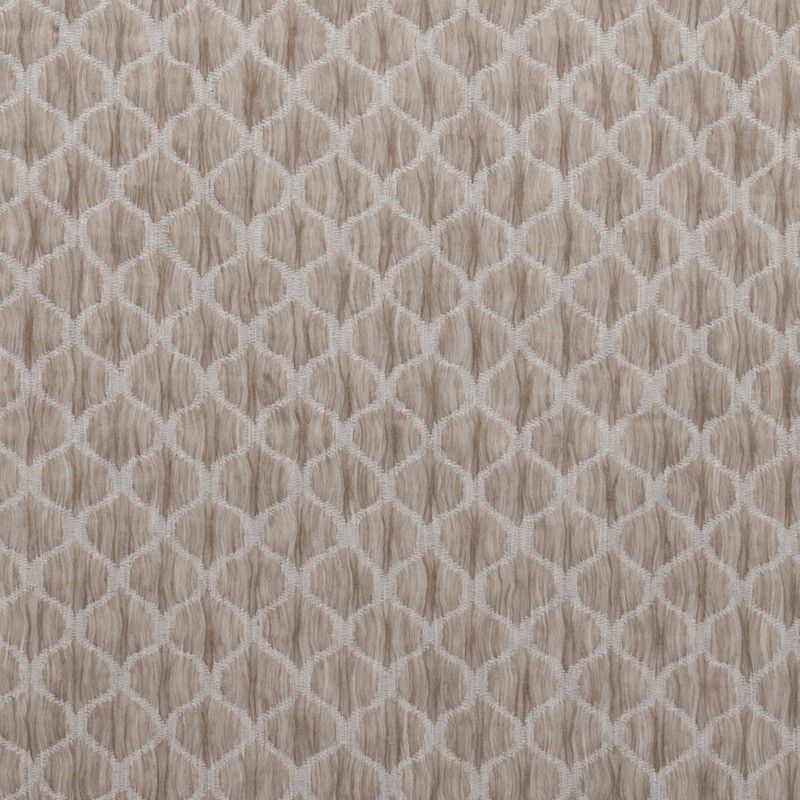 Deco Taupe Fabric by Clarke & Clarke