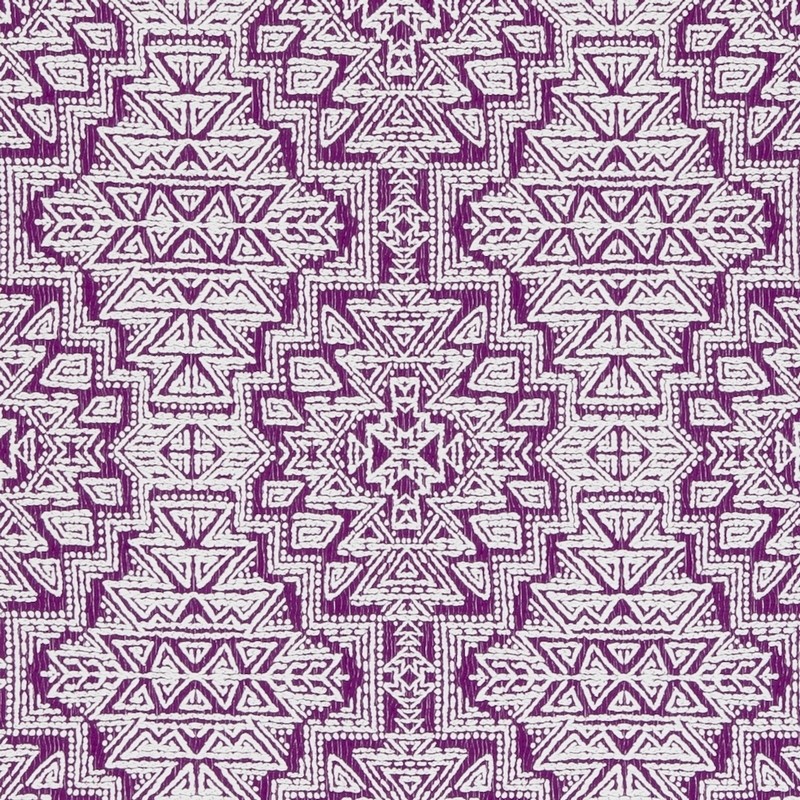 Spirit Pruple Fabric by Clarke & Clarke