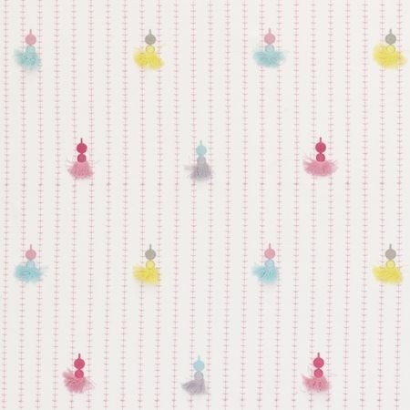 Tassels Pink Fabric by Clarke & Clarke