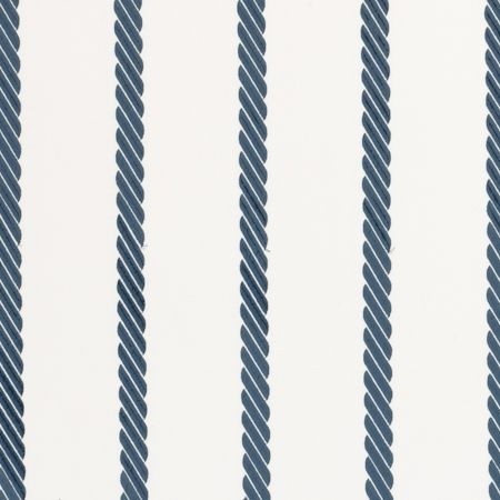 Rope Stripe Blue Fabric by Clarke & Clarke