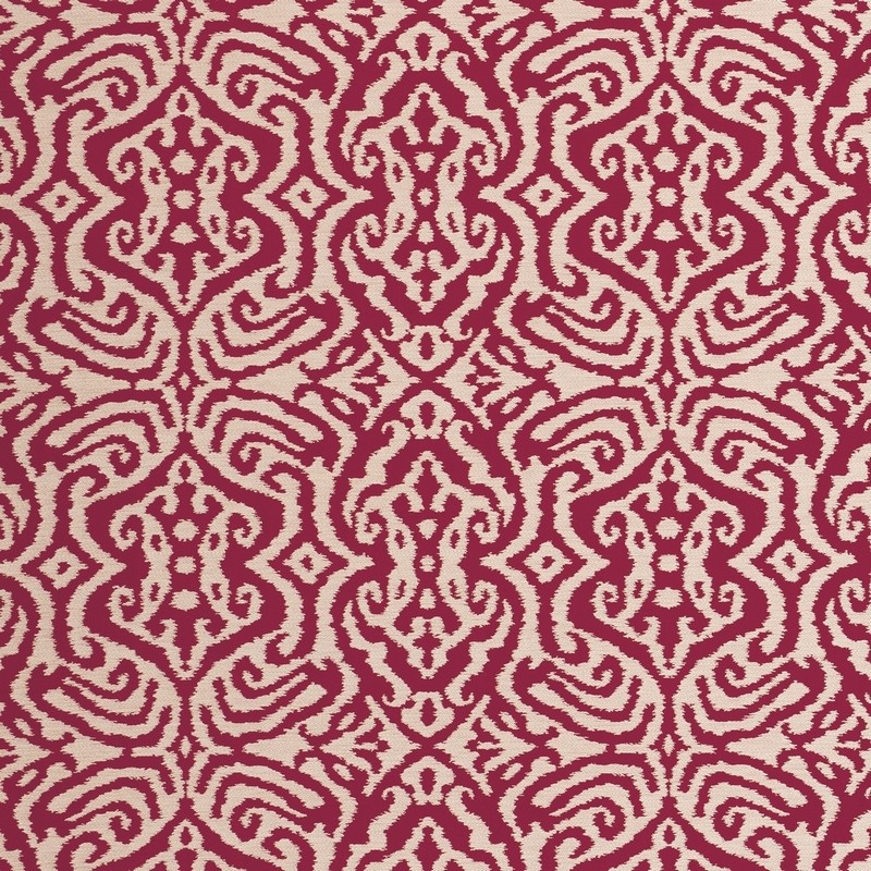 Maroc Claret Fabric by Clarke & Clarke