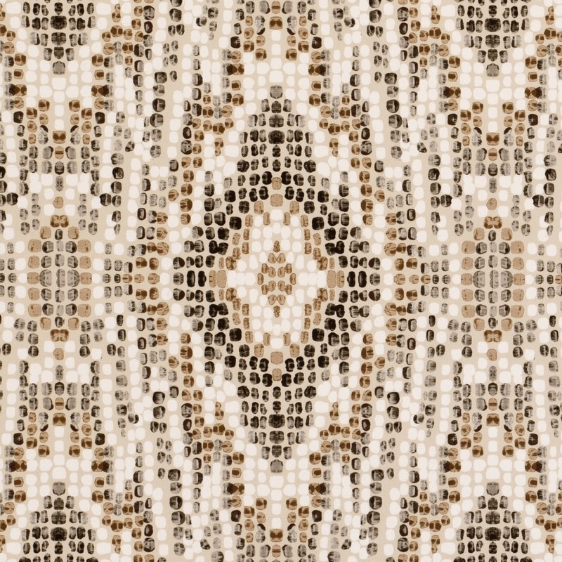 Mosaic Natural Fabric by Clarke & Clarke