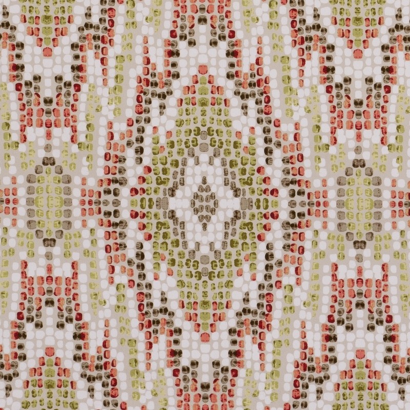 Mosaic Spice Fabric by Clarke & Clarke