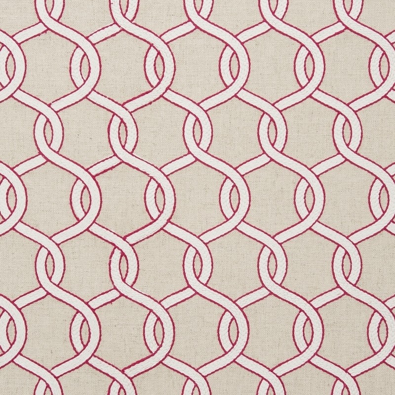 Gama Fuchsia Fabric by Clarke & Clarke