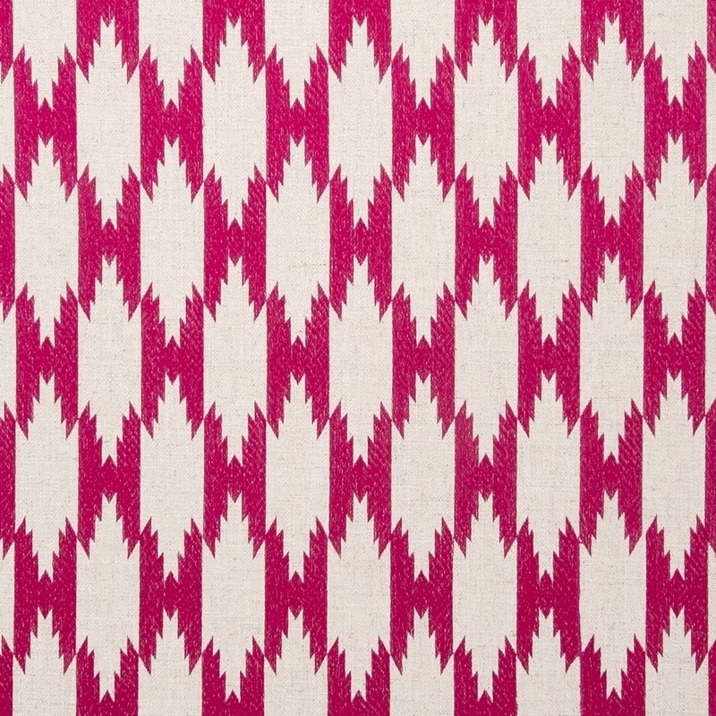 Pemba Fuchsia Fabric by Clarke & Clarke