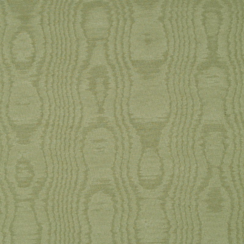 Moire Olive Fabric by Clarke & Clarke