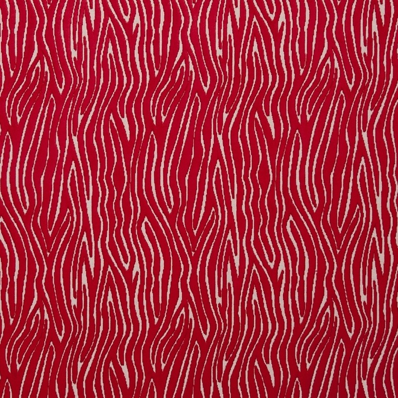 Onda Rouge Fabric by Clarke & Clarke