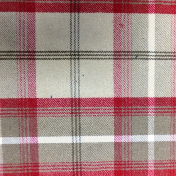 Balmoral Cranberry Fabric by Porter & Stone
