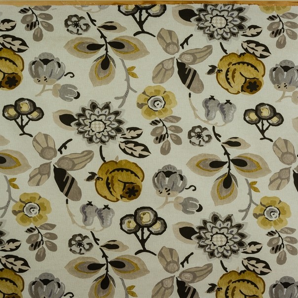 Bohemia Gold Fabric by Fryetts