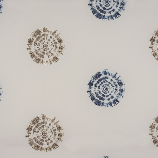 Cadiz Teal Fabric by Fryetts