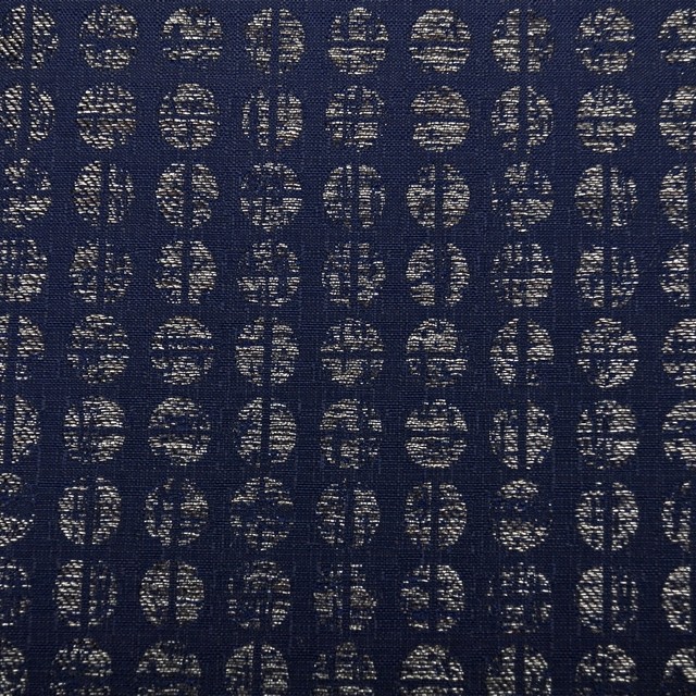 Caprice Navy Fabric by Porter & Stone