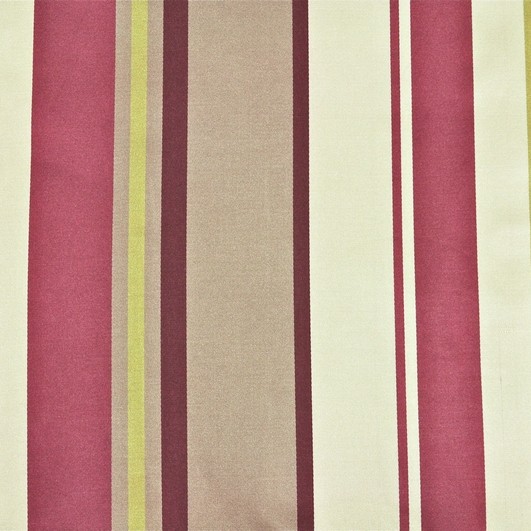 Eden Stripe Chintz Fabric by Fryetts