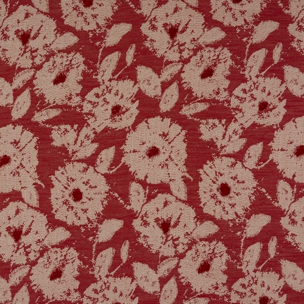 Elena Cranberry Fabric by Fryetts